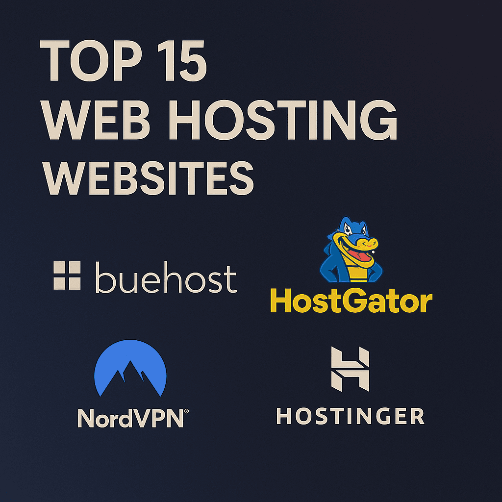 Top 15 Web Hosting Websites