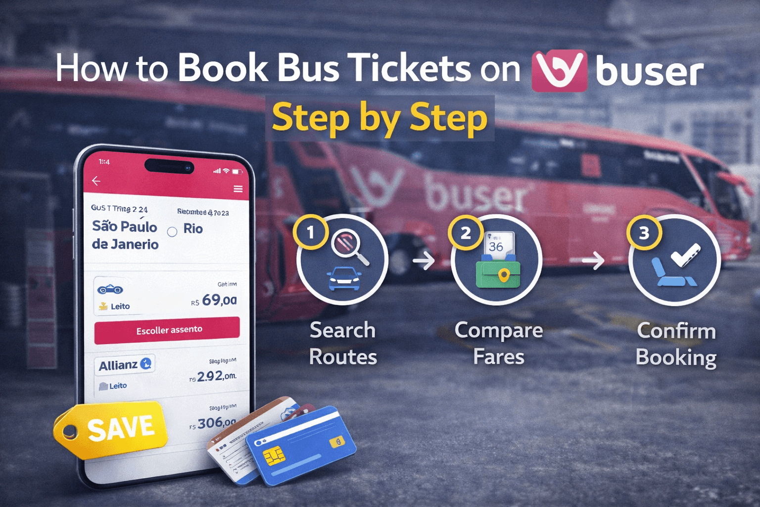How to Book Bus Tickets on Buser Step by Step